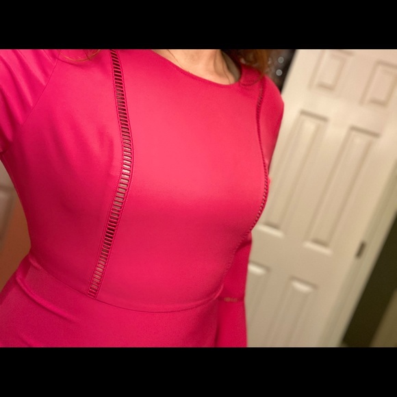 Pink Charles Henry long sleeve dress - Picture 4 of 4